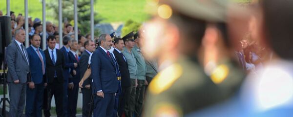 Церемония вручения дипломов выпускникам военно-учебных заведений (22 июля 2019). Еревaн - Sputnik Արմենիա