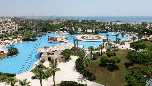 Территория гостиничного комплекса в Египте - Sputnik Армения