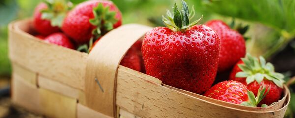 Клубника в корзине - Sputnik Արմենիա