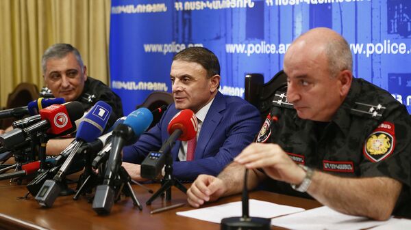 Пресс конференция Начальника полиции Валерия Осипяна - Sputnik Армения