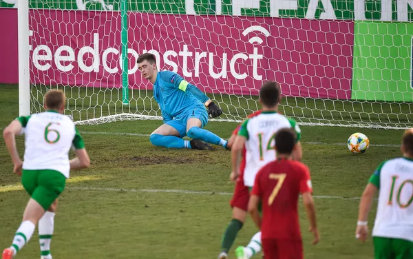 Полуфинальный футбольный матч ЧЕ U-19 между молодежными сборными Португалии и Ирландии (24 июля 2019). Еревaн Полуфинальный футбольный матч ЧЕ U-19 между молодежными сборными Португалии и Ирландии (24 июля 2019). Еревaн - Sputnik Армения