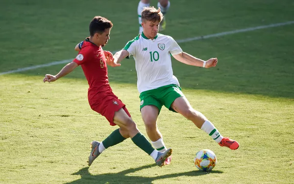 Полуфинальный футбольный матч ЧЕ U-19 между молодежными сборными Португалии и Ирландии (24 июля 2019). Еревaн Полуфинальный футбольный матч ЧЕ U-19 между молодежными сборными Португалии и Ирландии (24 июля 2019). Еревaн - Sputnik Армения