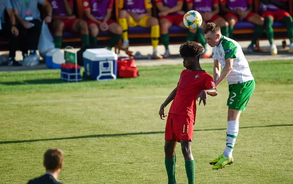 Полуфинальный футбольный матч ЧЕ U-19 между молодежными сборными Португалии и Ирландии (24 июля 2019). Еревaн Полуфинальный футбольный матч ЧЕ U-19 между молодежными сборными Португалии и Ирландии (24 июля 2019). Еревaн - Sputnik Армения