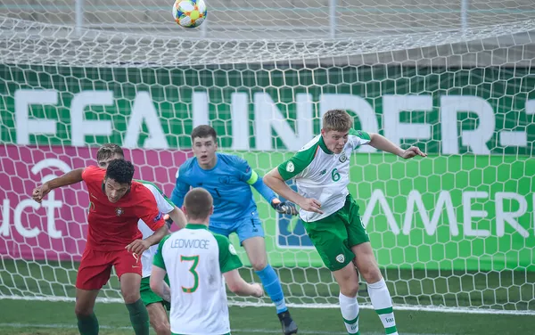 Полуфинальный футбольный матч ЧЕ U-19 между молодежными сборными Португалии и Ирландии (24 июля 2019). Еревaн Полуфинальный футбольный матч ЧЕ U-19 между молодежными сборными Португалии и Ирландии (24 июля 2019). Еревaн - Sputnik Армения