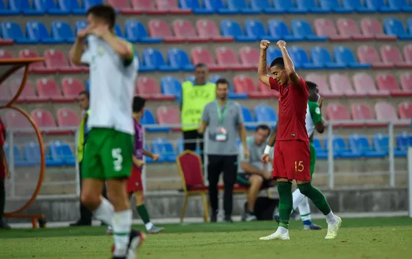 Полуфинальный футбольный матч ЧЕ U-19 между молодежными сборными Португалии и Ирландии (24 июля 2019). Еревaн Полуфинальный футбольный матч ЧЕ U-19 между молодежными сборными Португалии и Ирландии (24 июля 2019). Еревaн - Sputnik Армения