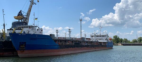 Российский танкер Nika Spirit (бывшее назывался Neyma), задержанный СБУ в порту Измаил - Sputnik Армения