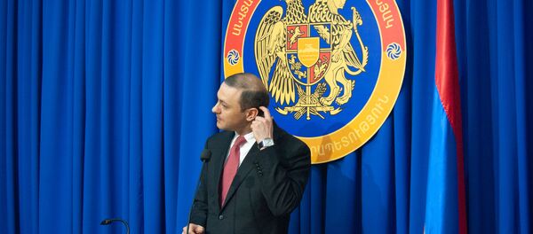 Пресс-конференция секретаря Совета безопасности Армении Армена Григоряна (26 июля 2019). Еревaн - Sputnik Արմենիա