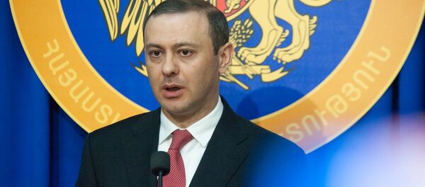 Пресс-конференция секретаря Совета безопасности Армении Армена Григоряна (26 июля 2019). Еревaн - Sputnik Արմենիա
