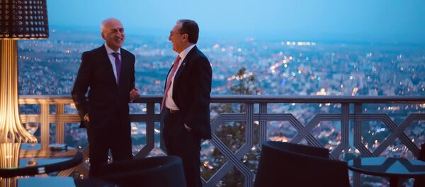 Главы МИД Армении и Грузии Зограб Мнацаканян и Давид Залкалиани в Грузии (26 июля 2019). Тбилиси - Sputnik Արմենիա