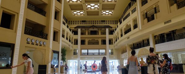 Территория гостиничного комплекса в Египте - Sputnik Արմենիա