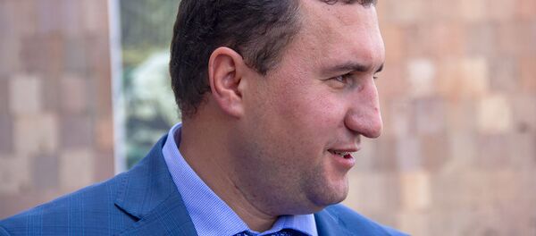 Замминистра обороны Армении Габриел Балаян во время брифинга в Республиканском сборном пункте (29 июля 2019). Еревaн - Sputnik Армения