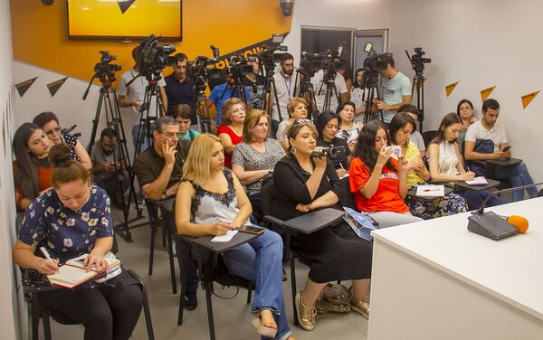 Пресс-конференция на тему Кто и как под видом реформ управляет АГЭУ? (30 июля 2019). Еревaн - Sputnik Армения