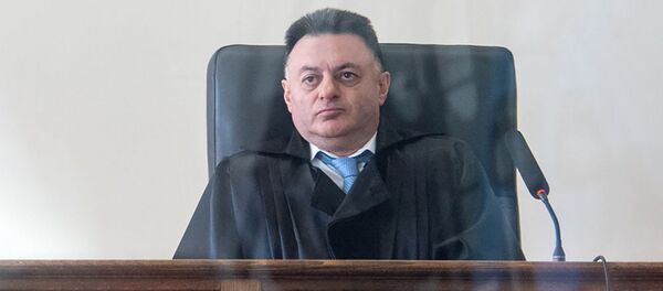 Судья Давид Григорян во время заседания по делу 1 марта (17 мая 2019). Еревaн - Sputnik Արմենիա