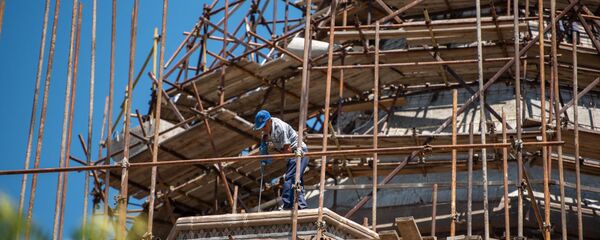 Реставрационные работы в Эчмиадзинском кафедральном соборе Реставрационные работы в Эчмиадзинском кафедральном соборе - Sputnik Армения