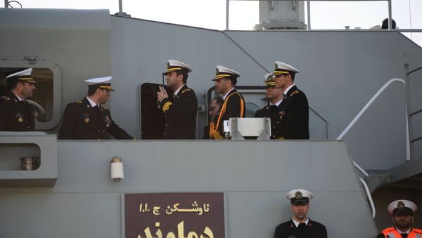 Прибытие отряда кораблей Военно-морских сил Ирана в порт Махачкалы - Sputnik Армения