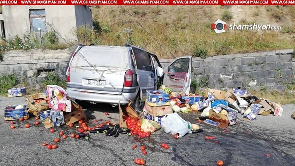 Ողբերգական ավտովթար` Սպիտակի ոլորաններում. գյուղմթերքով բարձված մեքենայի վարորդը մահացել է - Sputnik Արմենիա