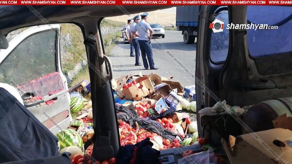 Ողբերգական ավտովթար` Սպիտակի ոլորաններում. գյուղմթերքով բարձված մեքենայի վարորդը մահացել է - Sputnik Արմենիա