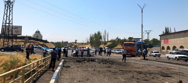 Взрыв на трассе в Армении - Sputnik Армения
