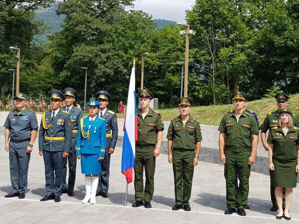 Праздник доблести: в Армении стартовал международный конкурс Воин мира АрМИ-2019 - Sputnik Армения