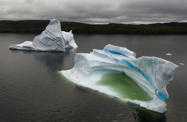 Айсберги в Ньюфаундленде, Канада - Sputnik Армения