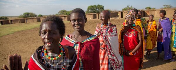 Деревня племени Масаи в Кении - Sputnik Արմենիա