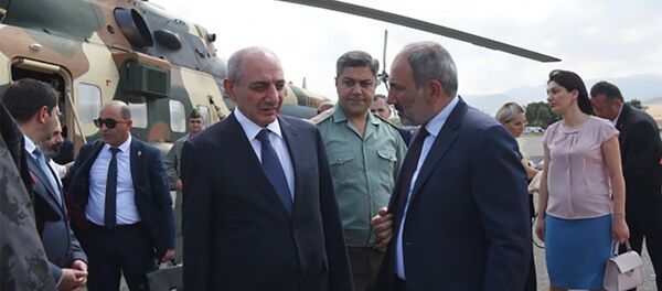 Бако Саакян принял Никола Пашиняна (8 мая 2019). Степанакерт - Sputnik Արմենիա