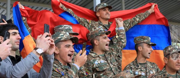 Հայ տանկիստները մասնակցել են «Տանկային բիաթլոնի» առաջին մրցափուլին - Sputnik Արմենիա