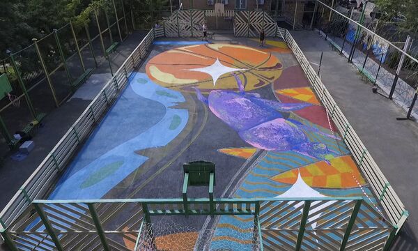 Ոչ թե մոխրագույն ասֆալտ, այլ սթրիթբոլի դաշտ. Երևանը հետ չի մնում Նյու Յորքից. տեսանյութ Ոչ թե մոխրագույն ասֆալտ, այլ սթրիթբոլի դաշտ. Երևանը հետ չի մնում Նյու Յորքից. տեսանյութ - Sputnik Արմենիա