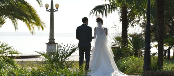 Новобрачные. Жених и невеста Новобрачные. Жених и невеста - Sputnik Արմենիա