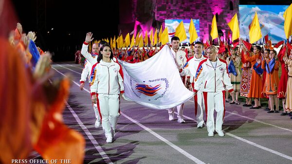 Торжественная церемония открытия 7-х Панармянских игр (6 августа 2019). Степанакерт - Sputnik Армения