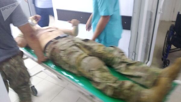 Раненный во время штурма резиденции Алмазбека Атамбаева спецназовец - Sputnik Արմենիա