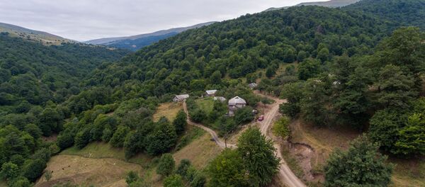 Село Калаван с высоты птичьего полета - Sputnik Армения