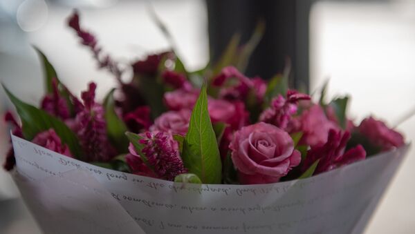 Букет цветов в цветочном магазине Мариам Мартиросян - Sputnik Արմենիա