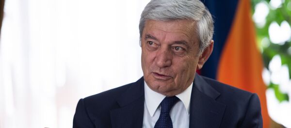 Министр по чрезвычайным ситуациям Фелиск Цолакян во время интервью агенству Sputnik Армения - Sputnik Արմենիա