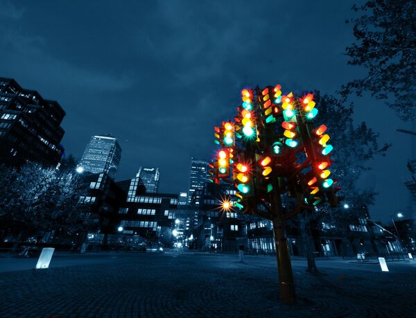 Светофорное дерево в Лондоне  - Sputnik Армения
