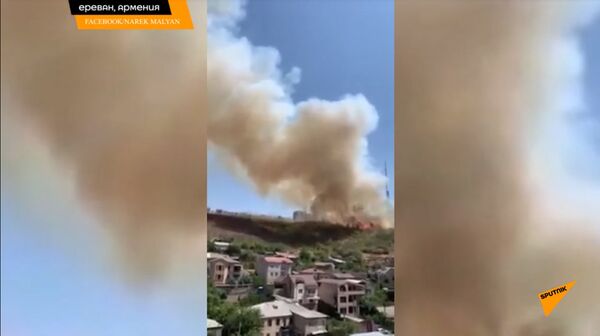 Երևանի «Պանորամա Երևան Ռեզորթի» մոտ բռնկված հրդեհի վայր է մեկնել նախարար Ցոլակյանը - Sputnik Արմենիա