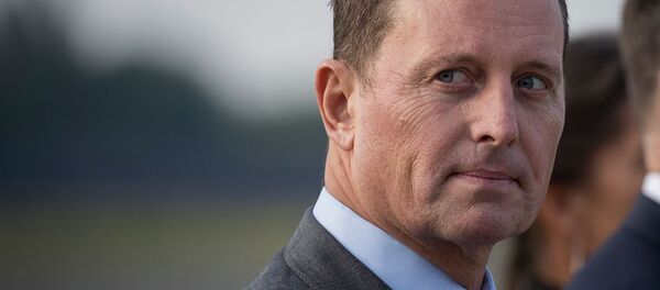 Посол США в Германии Ричард Гренелл ожидает прибытия госсекретаря США Майка Помпео (31 мая 2019). Берлин Посол США в Германии Ричард Гренелл ожидает прибытия госсекретаря США Майка Помпео (31 мая 2019). Берлин - Sputnik Армения