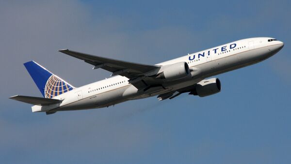 United Airlines Boeing 777 - Sputnik Армения