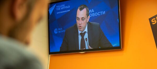 Член Коллегии (министр) по промышленности и агропромышленному комплексу ЕЭК Александр Субботин представил прогнозы развития агропромышленного комплекса в ходе видеомоста Москвa-Еревaн-Минск-Кишинев (16 августа 2019). Еревaн Член Коллегии (министр) по промышленности и агропромышленному комплексу ЕЭК Александр Субботин представил прогнозы развития агропромышленного комплекса в ходе видеомоста Москвa-Еревaн-Минск-Кишинев (16 августа 2019). Еревaн - Sputnik Армения