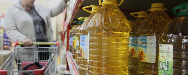 Растительное масло на прилавках Растительное масло на прилавках - Sputnik Արմենիա