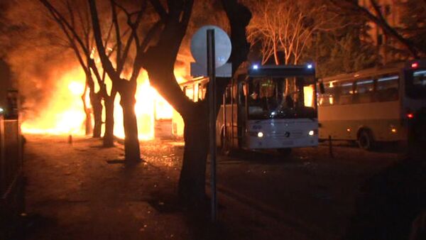 СПУТНИК_Заминированный автомобиль взорвался в центре Анкары. Кадры с места ЧП - Sputnik Армения