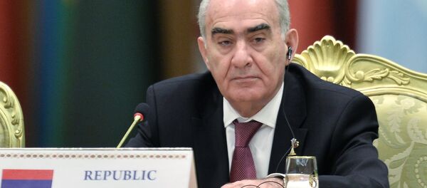 Председатель Национального собрания Армении Галуст Саакян Председатель Национального собрания Армении Галуст Саакян - Sputnik Армения
