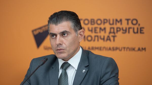 Лидер коалиции общественных движений Единое здоровье Григор Григорян - Sputnik Արմենիա
