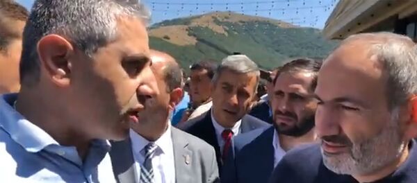 Премьер-министр Армении Никол Пашинян в Джермуке (23.08.2019) - Sputnik Արմենիա