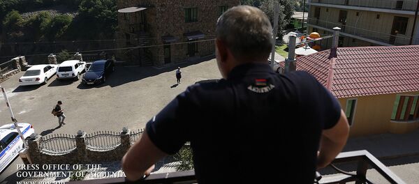 Премьер-министр Армении Никол Пашинян в Джермуке (23.08.2019) - Sputnik Արմենիա