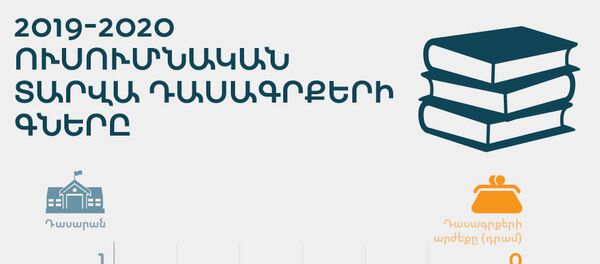 2019-2020 ուսումնական տարվա դասագրքերի գները - Sputnik Արմենիա