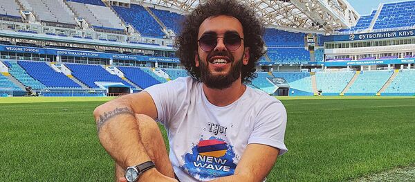 Армянский участник Новой волны Tyom на стадионе Fisht - Sputnik Армения