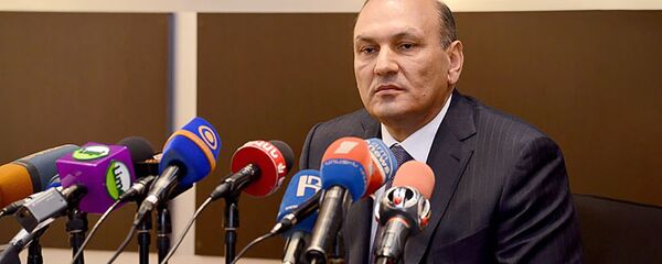 Председатель КГД Гагик Хачатрян на итоговом заседании 2012 года (28 декабря 2012). Еревaн - Sputnik Արմենիա