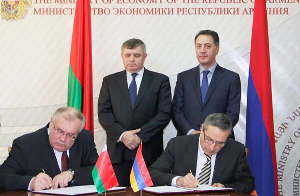 Встреча армяно-беларусской межправительственной комиссии - Sputnik Արմենիա