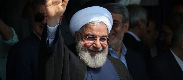 Президент Ирана Хасан Роухани во время обращения к гражданам (14 июля 2019). Ширвана Президент Ирана Хасан Роухани во время обращения к гражданам (14 июля 2019). Ширвана - Sputnik Армения